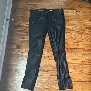 Pilcro Black Leather Pants